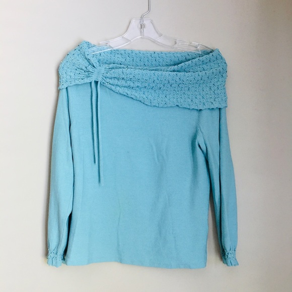 Sigrid Olsen Sweaters - 💕💕 SIGRID OLSEN OFF THE SHOULDER SWEATER SZ MED